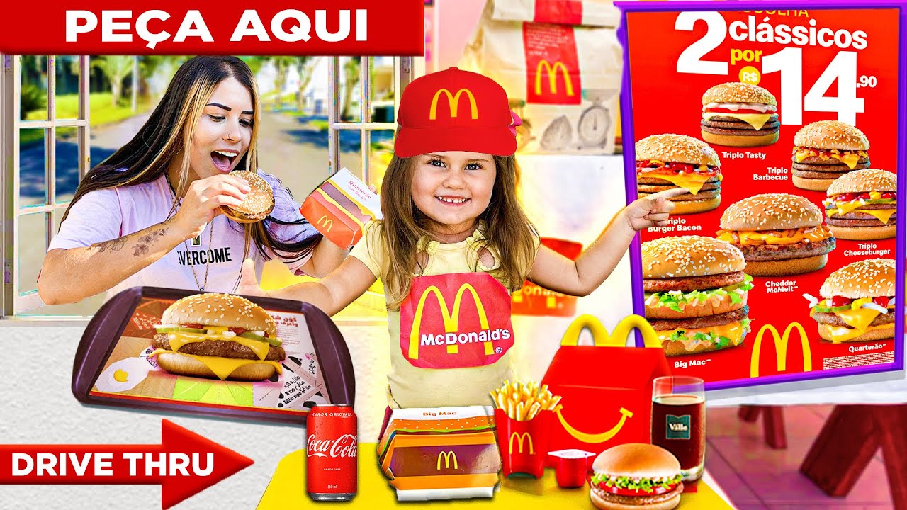 LAYRA TRANSFORMOU A CASA DA LARISSA EM UM MC DONALD'S !