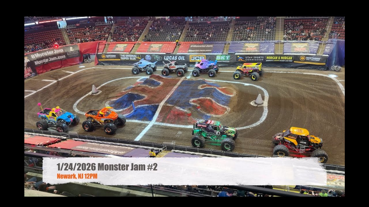 Monster Jam Newark, NJ 1/24/2026 (4K)