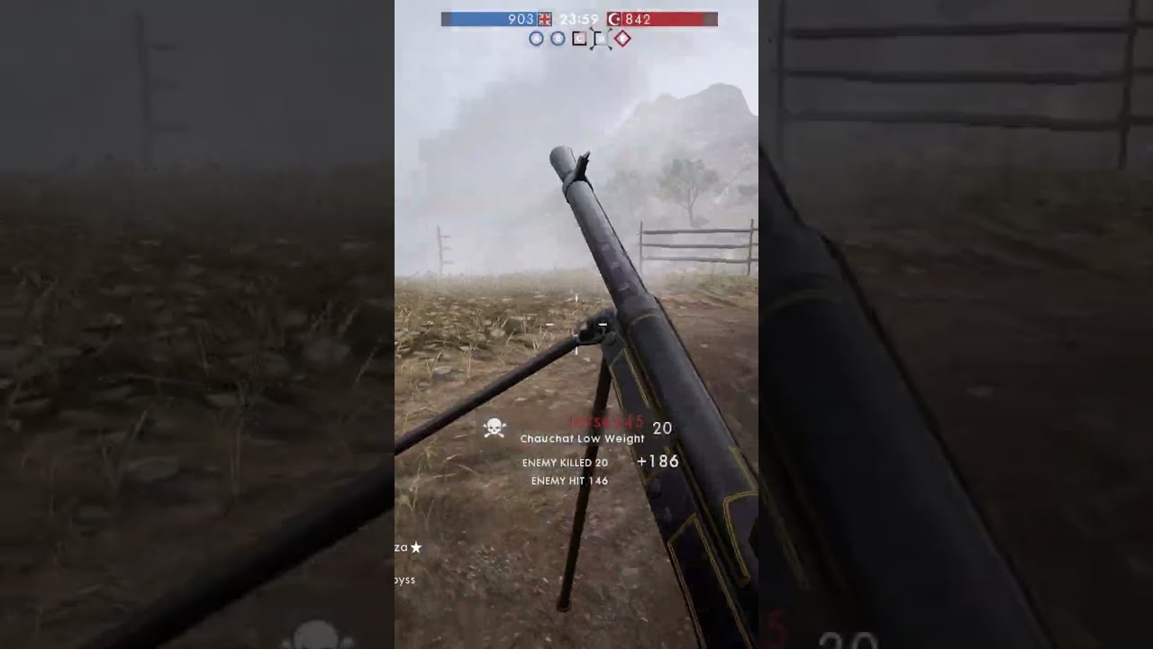 Flanking With The Chauchat #shorts