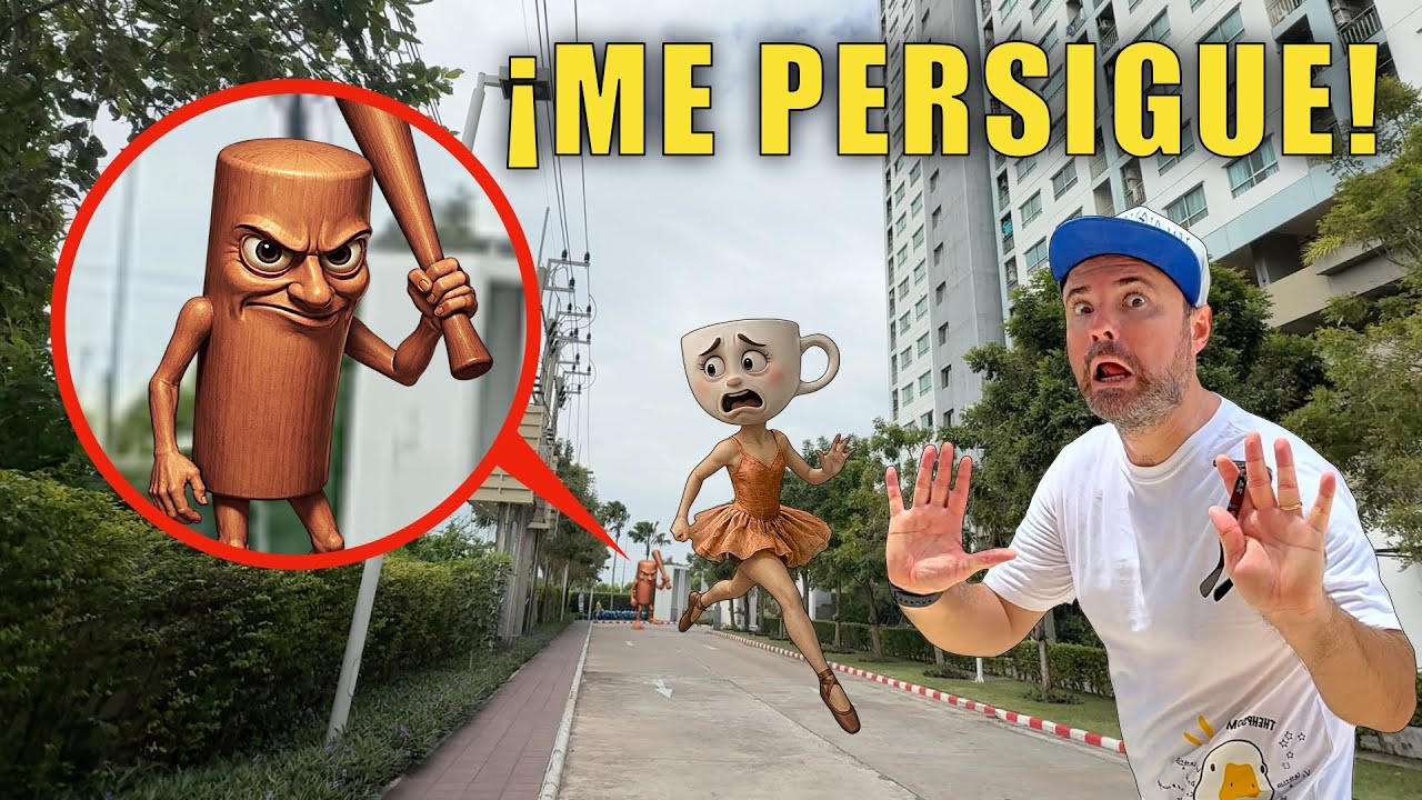 El Malvado Tung Tung Tung Sahur Persigue a La Ballerina Cappuccina En La Vida Real