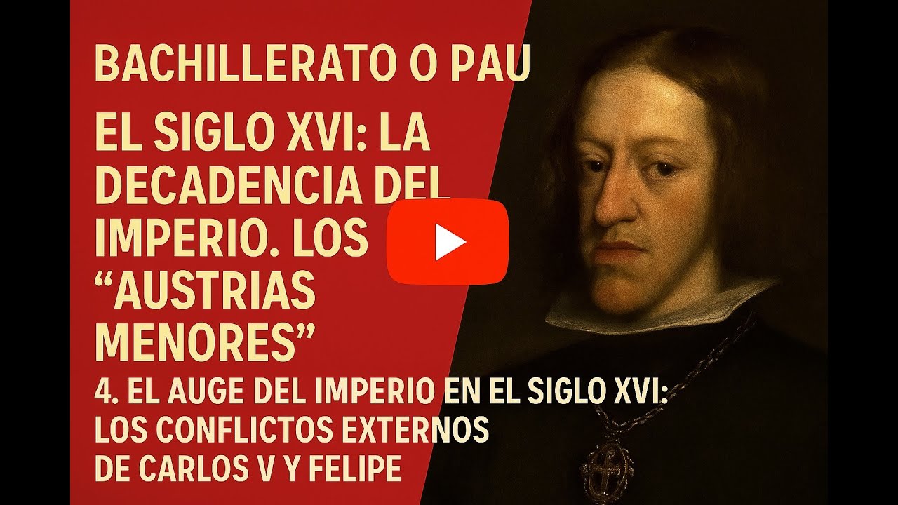Siglo XVII: Decadencia del Imperio Español 😱 Los Austrias Menores explicados para Bachillerato y PAU