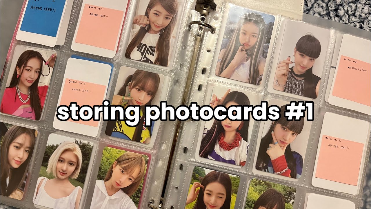 storing photocards #1 | ive album and non album !