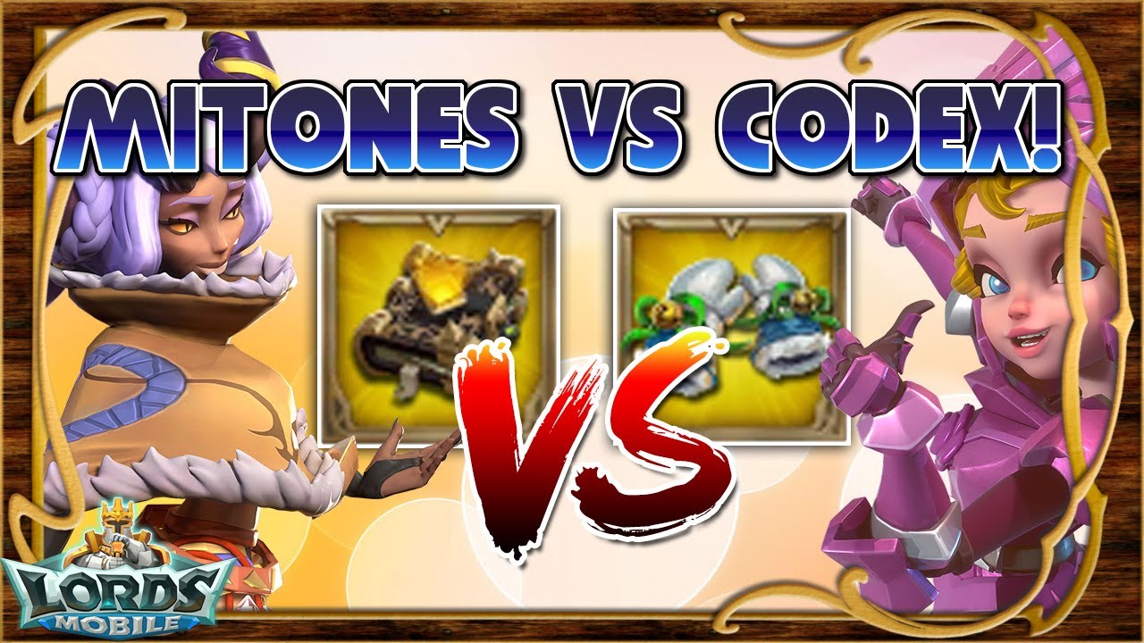 Lords Mobile ES - Mitones de invierno vs Codex eterno! La eterna batalla!
