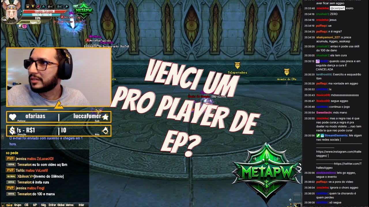 [META PW] JOGUEI O TOP CLASSE DE EP E ROLOU TRETA