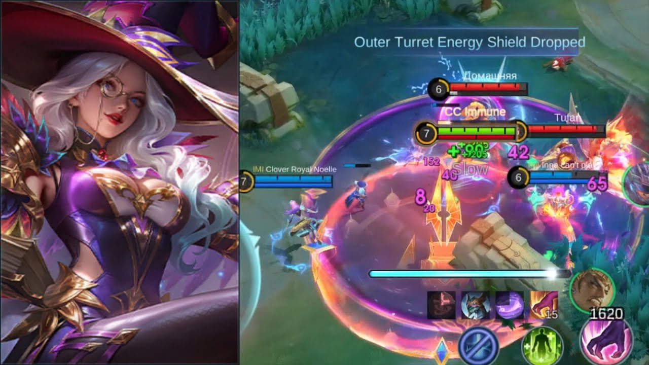 ALICE WIZARDRY TEACHER ПРОТИВ GLOBAL JOHNSON - MOBILE LEGENDS