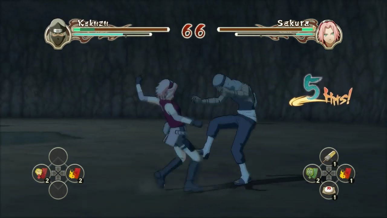 Kakuzu vs Sakura - Naruto Shippuden Ultimate Ninja Storm 2
