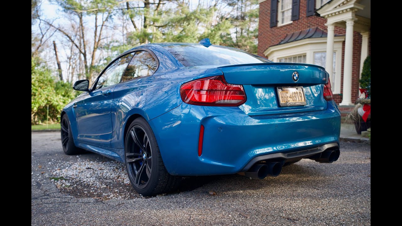 BMW M2 x FI EXHAUST LOUD REVS AND REVIEW w/ Stage 2 VF Engineering Tune