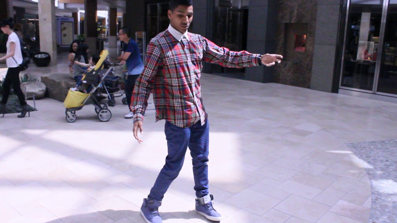 Arn Star from Wild n Out shows off his dance moves at local mall