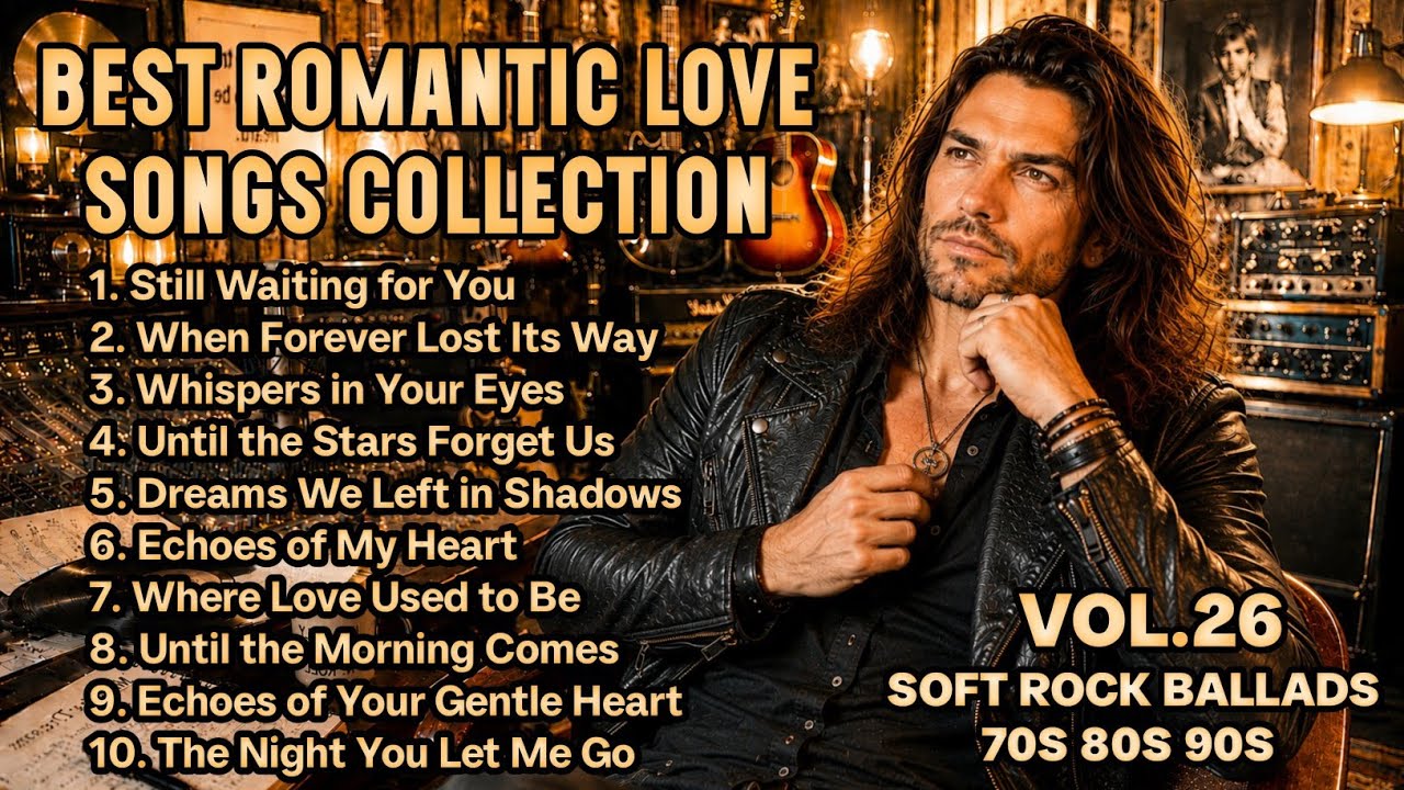 💖 Greatest Hits Romantic Love Songs💖 - Soft Rock Ballads 70's 80's 90's - Playlist Vol. 26