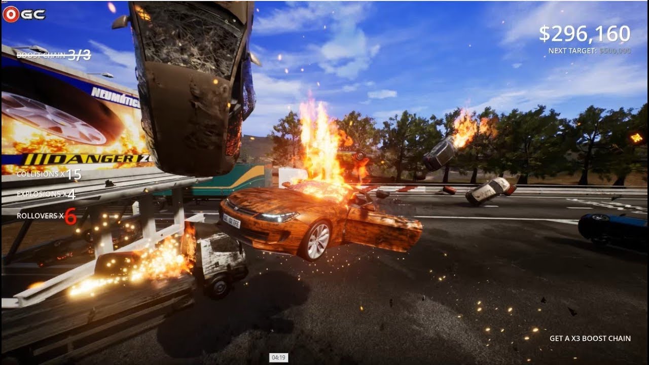 Danger Zone 2 2018 / High Speed Car Driving Games / Car Crashes / Pc Windows Gameplay FHD #3