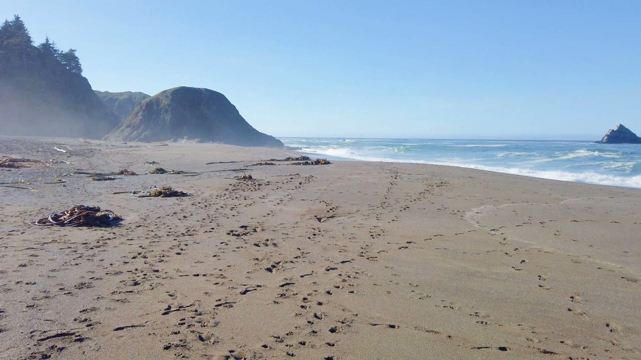 Walking Agate Beach, Port Orford, Oregon