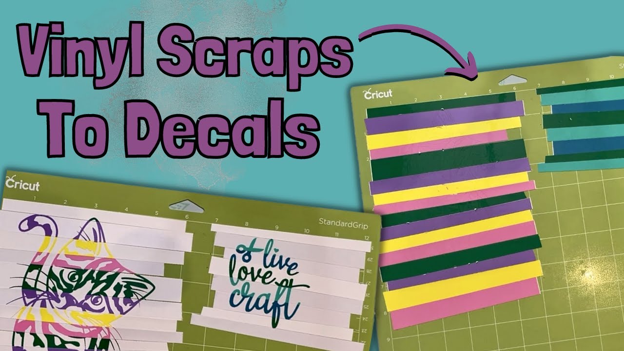 Transform Vinyl Scraps into Beautiful Decals | DIY Cricut Tutorial