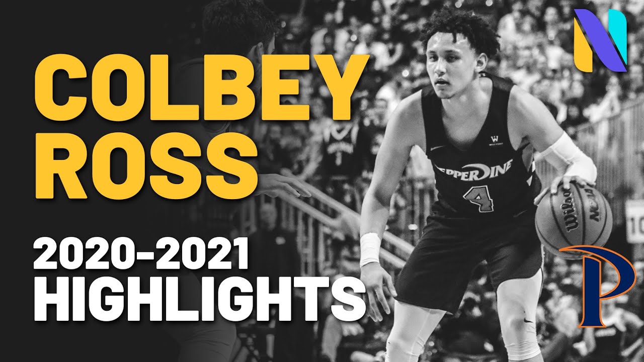Colbey Ross Pepperdine Waves 2020-2021 Highlights | Pepperdine's All-Time Assist & Scoring Leader!!