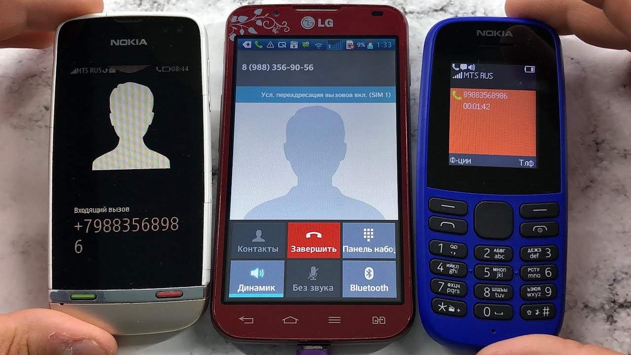 Old Phone Call/ Nokia 311 vs Nokia 105 vs  LG P715/ Incoming and Outgoing Mobile Calls/ Crazy Mobile