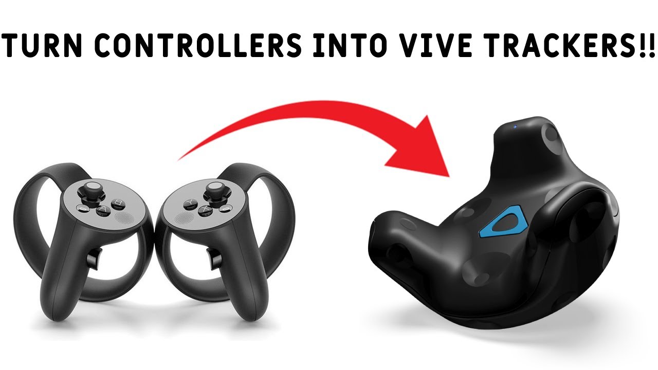 HOW TO: Use Old Oculus Rift CV1 Controllers As Vive Trackers! | Touchlink Steamdriver Tutorial