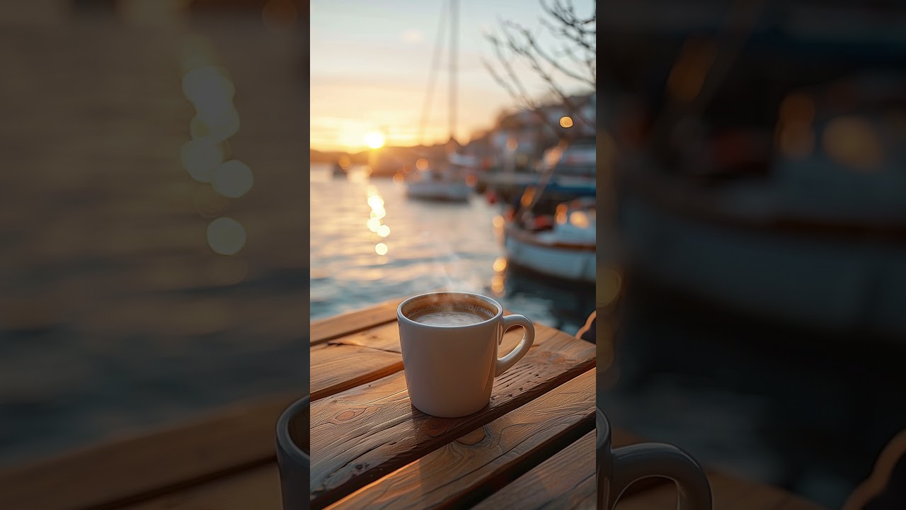 Silent Morning – Island Harbor Calm | Shorts | Lofi | Deep Focus | Cafe Music | Chillhop