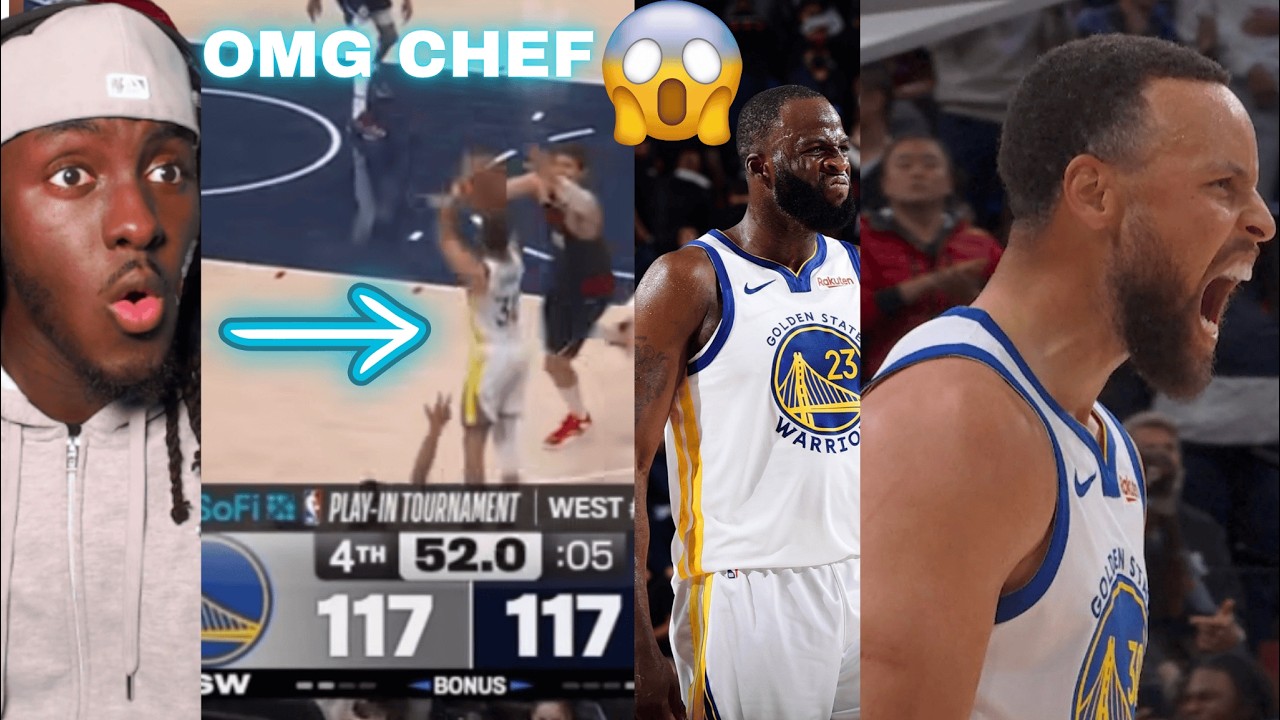 CHEF CURRY IS HIMMM!! Warriors Vs Clippers Playin Elimination Game Highlights Reaction