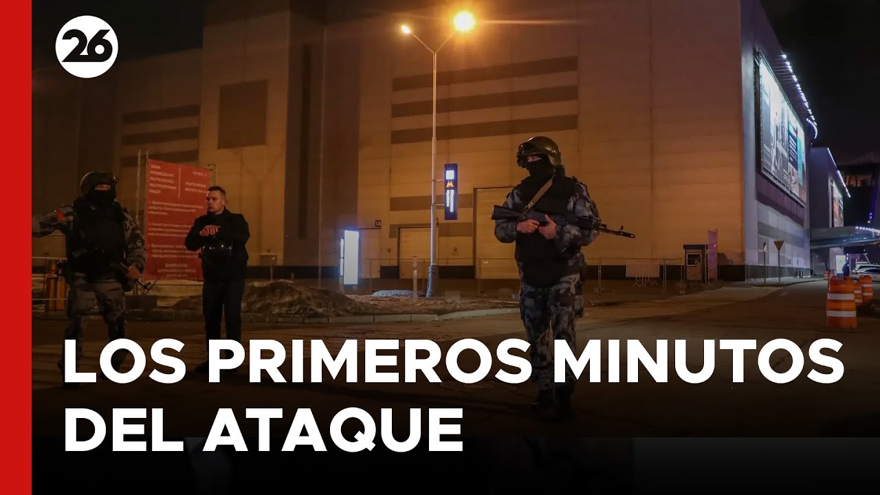 ATENTADO EN MOSCÚ | Nuevas imágenes del feroz ataque mortal en primera persona