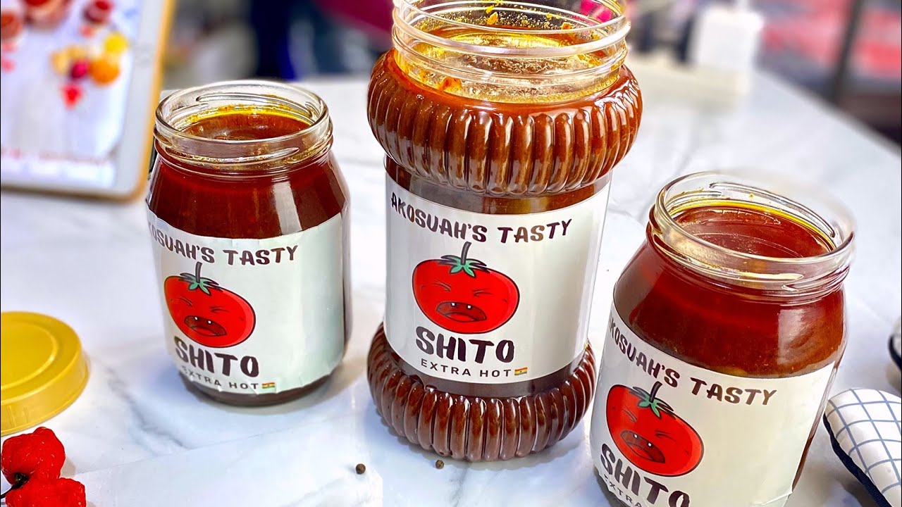 Authentic Ghanaian Shito🇬🇭|Ghana Chili Oil|How to Make Ghanaian Shito-Hot sauce