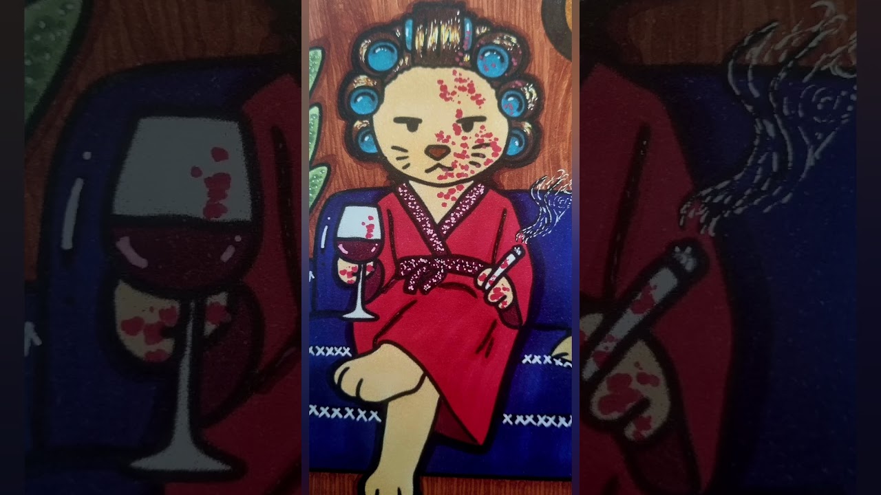 Cozy Crime Scenes #bobbiegoodscoloringbook #coloring #bobbie #bobby #coloringbook