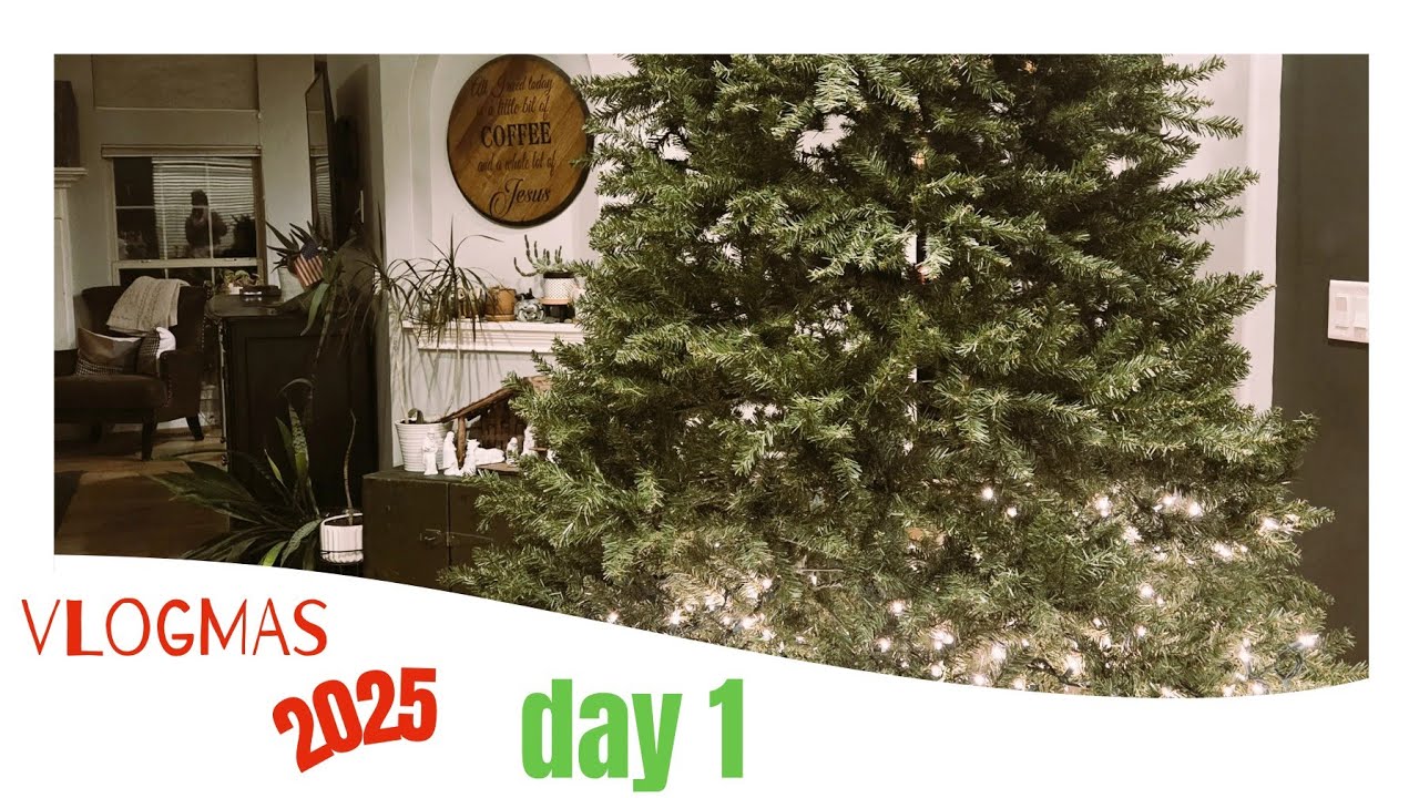 Vlogmas Day 1... ugh these lights and my poor hands!