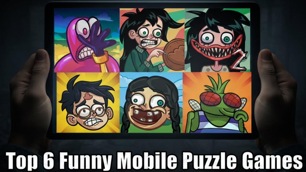 Top 6 Funny Mobile Puzzle Games &mdash; Stupidella & Troll Series Compilation  Android Gameplay 2025