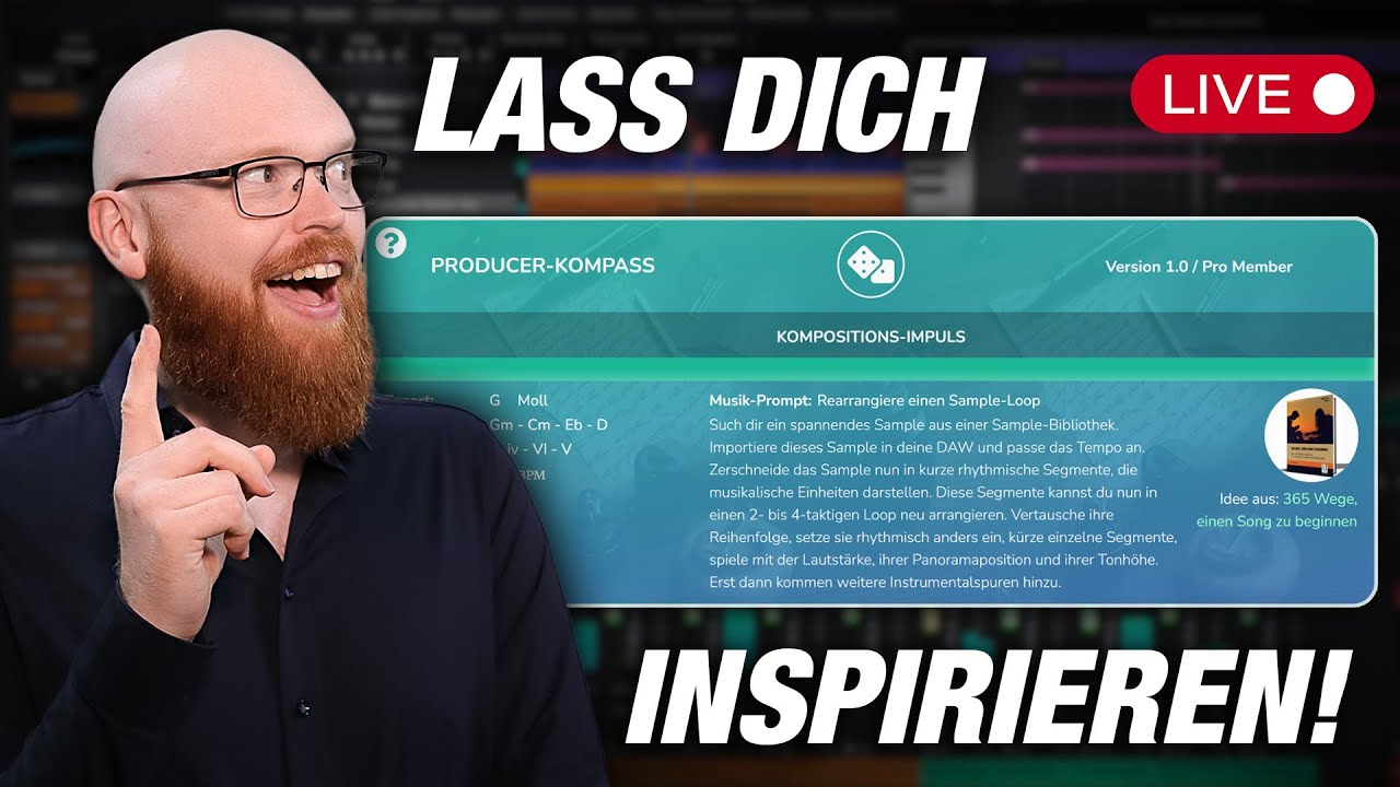 Neue Songideen auf Knopfdruck - Starte mit kreativen Ideen in neue Produktionen
