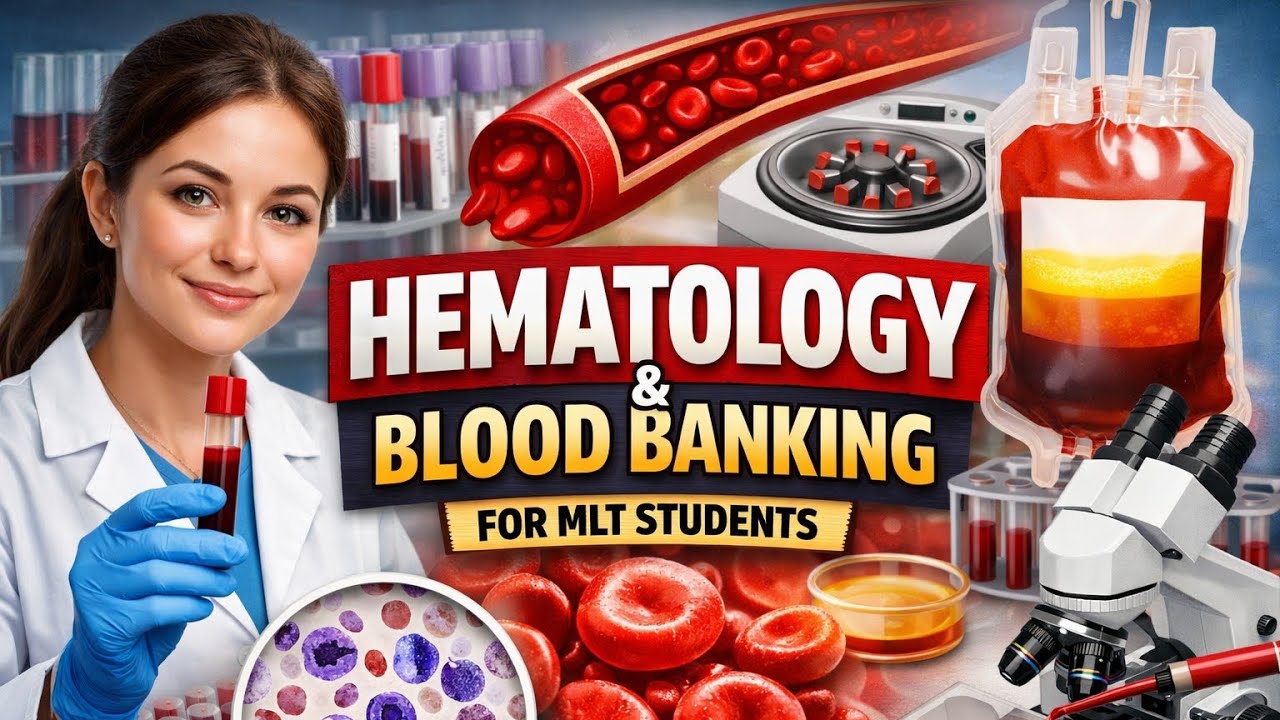 Hematology and blood banking in hematology for the MLT students 