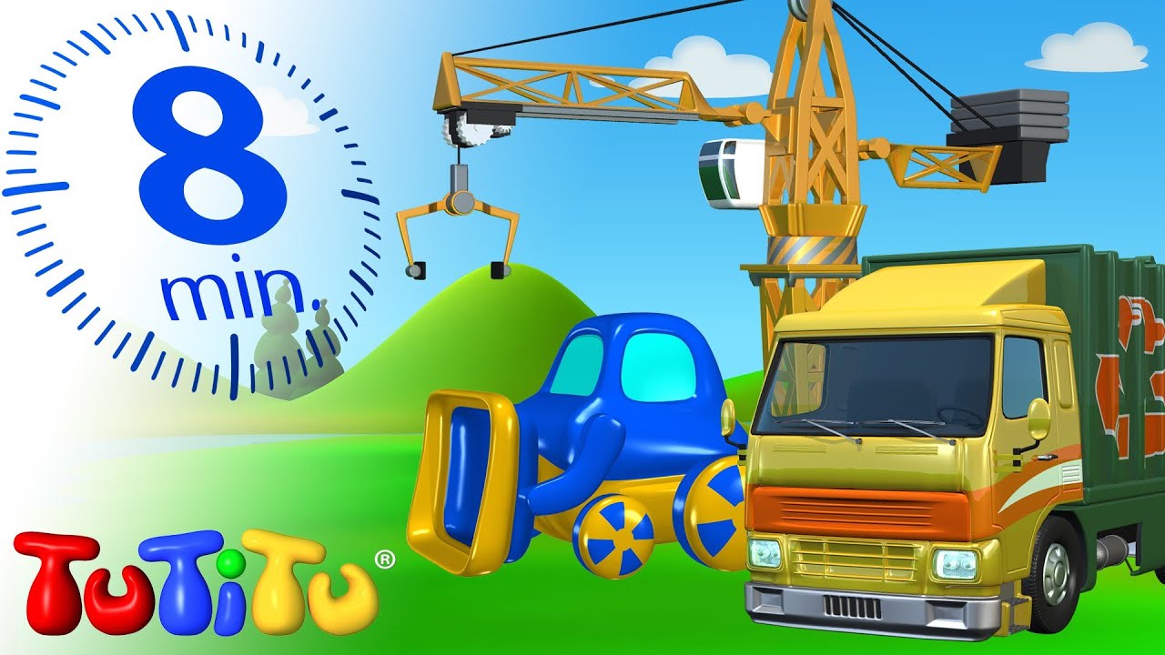 TuTiTu Compilation | Machinery Toys for Children | Garbage Truck, Tractor and Crane!