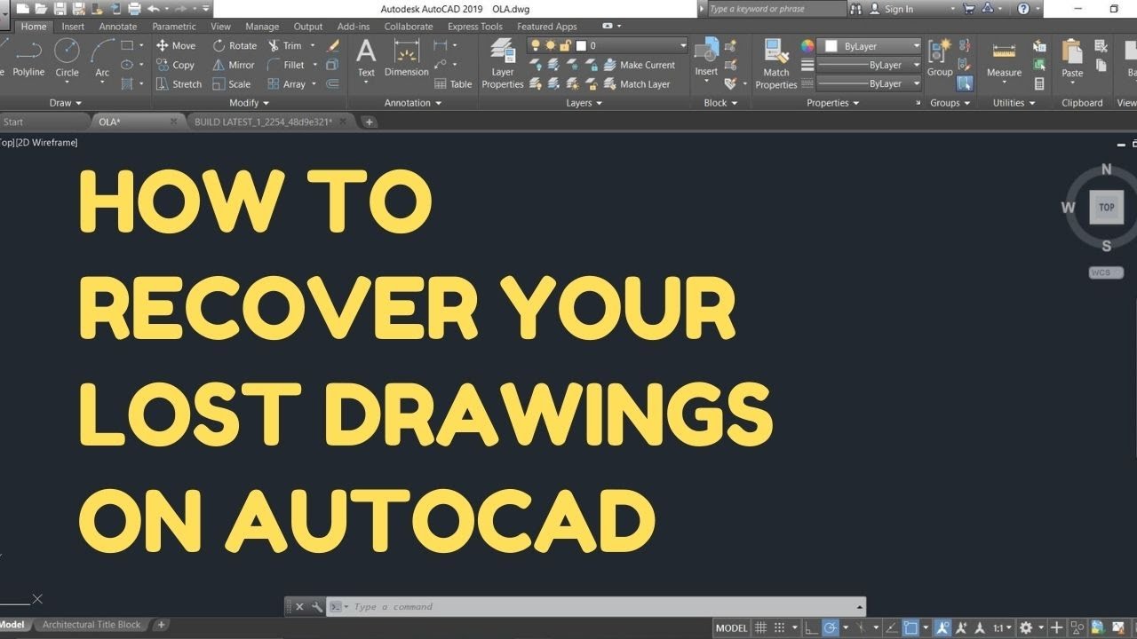 КАК ВОССТАНОВИТЬ ФАЙЛЫ AUTOCAD