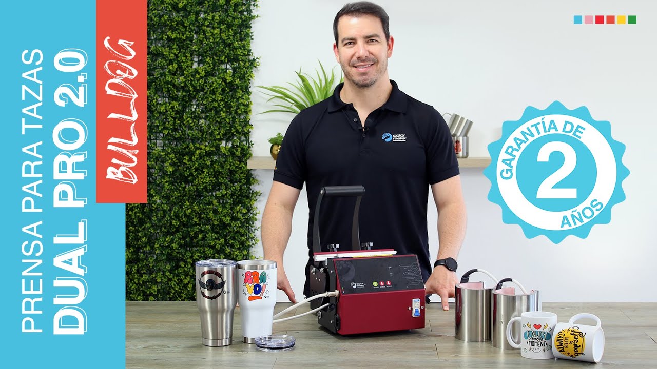𝗣𝗿𝗲𝗻𝘀𝗮 𝗽𝗮𝗿𝗮 𝘀𝘂𝗯𝗹𝗶𝗺𝗮𝗿 𝘁𝗲𝗿𝗺𝗼𝘀 𝗱𝗲 𝟯𝟬𝗼𝘇. | 𝗣𝗿𝗲𝗻𝘀𝗮 𝗽𝗮𝗿𝗮 𝘁𝗮𝘇𝗮𝘀 𝗱𝘂𝗮𝗹 | Prensa doble para sublimar tazas