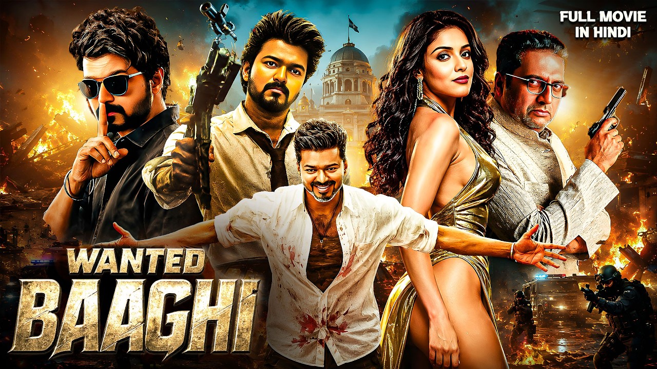 Thalapathy Vijay's Biggest Action Blockbuster &ndash; WANTED BAAGHI (POKKIRI) | Hindi Dubbed Full Movie