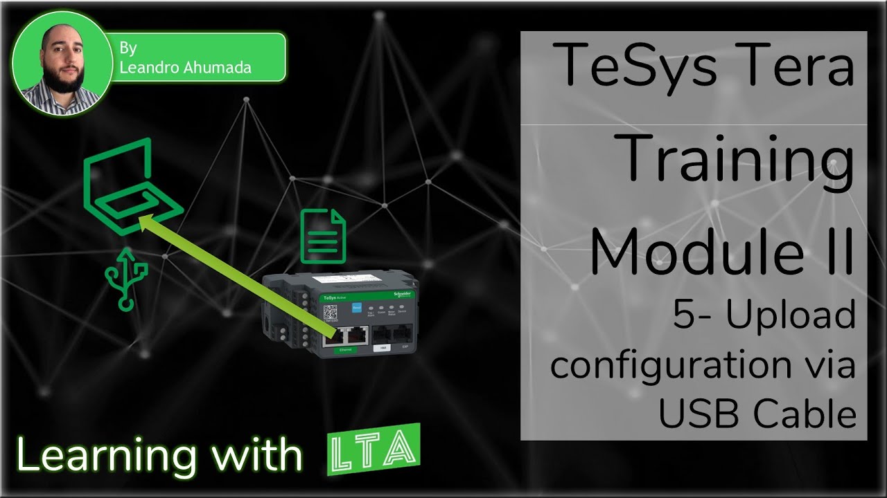 Обучение работе с TeSys Tera - Настройка загрузки M2.5 через USB-кабель