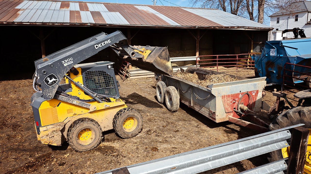 Wheels Are For Concrete - Hauling Manure