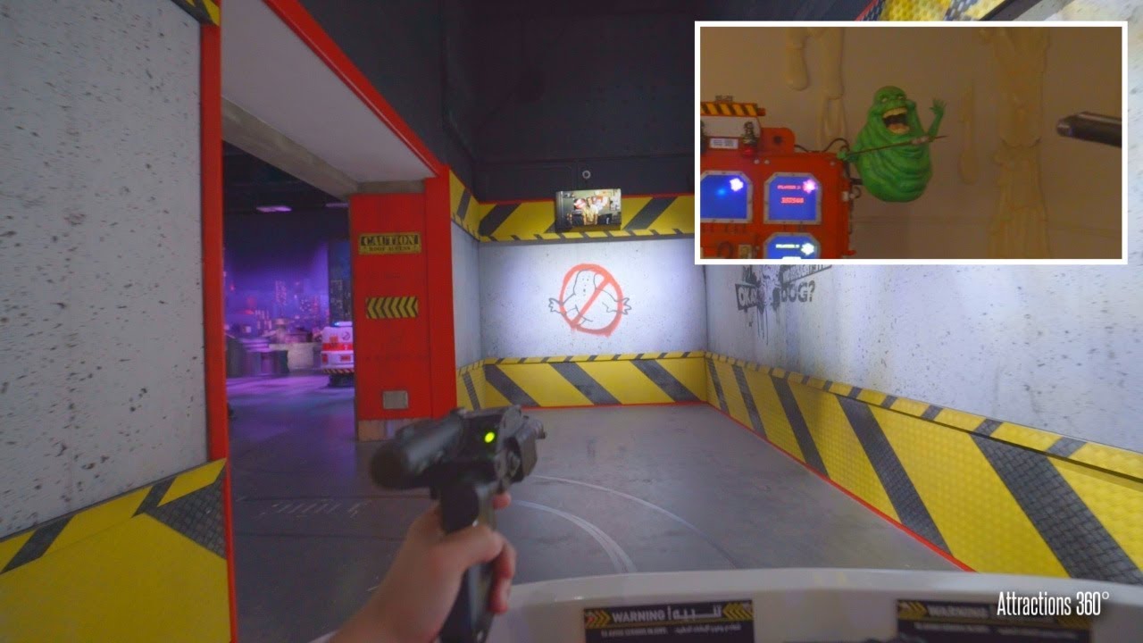[4K] Ghostbusters Interactive Ride - MotionGate Dubai Parks & Resorts
