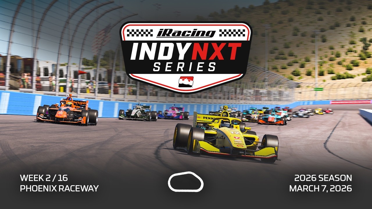 2026 IndyNXT iRacing Series Top Split presented by iCoaching.co || Week 2 at Phoenix Raceway