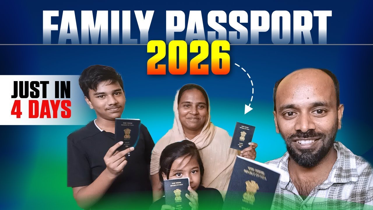 4 நாளில் Family Passport Ready?😲 Complete Passport Apply Guide | Passport Office Experience Truth 😳