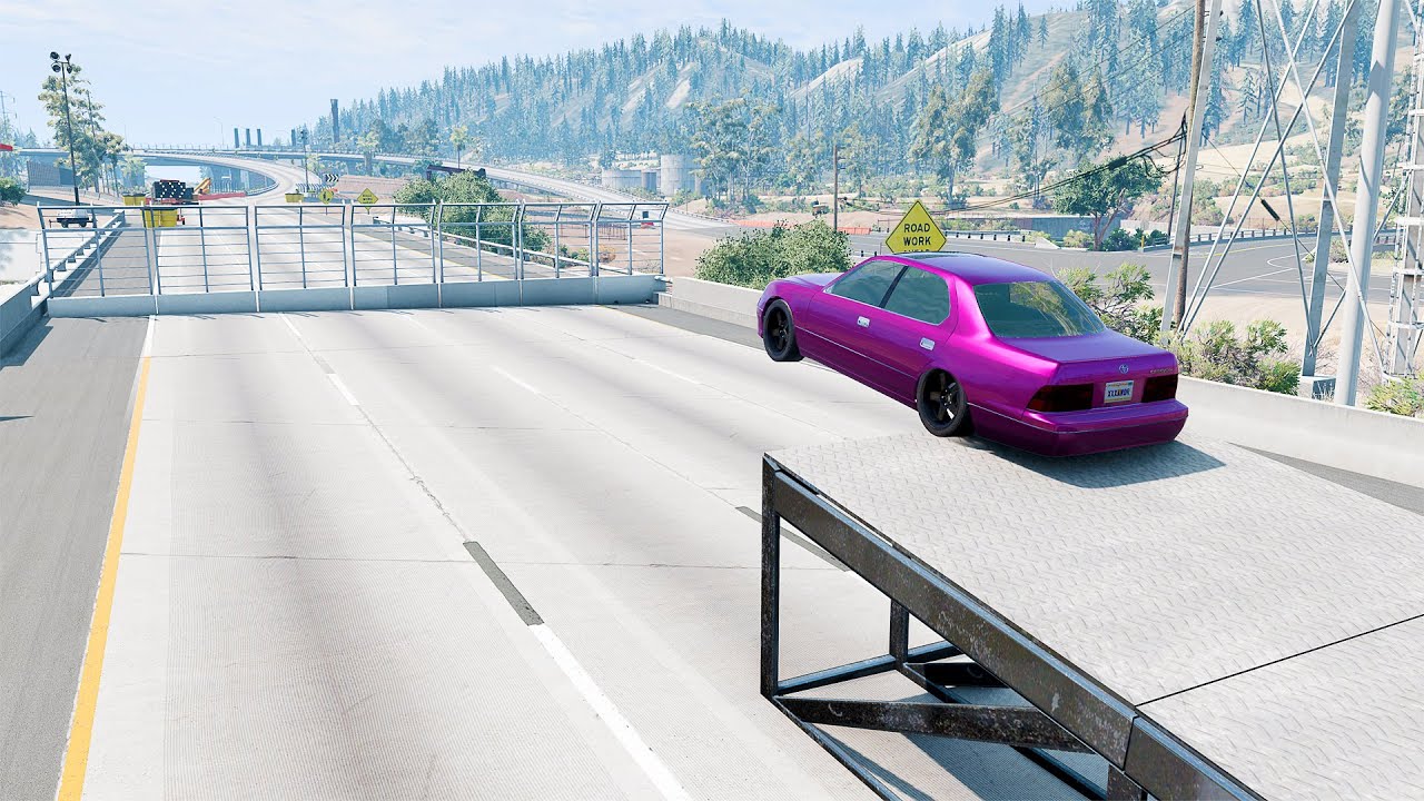 Mobil vs Ramp #13 - BeamNG Drive