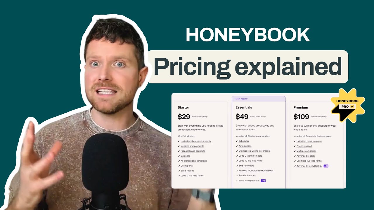 HoneyBook Pricing Explained in 2025