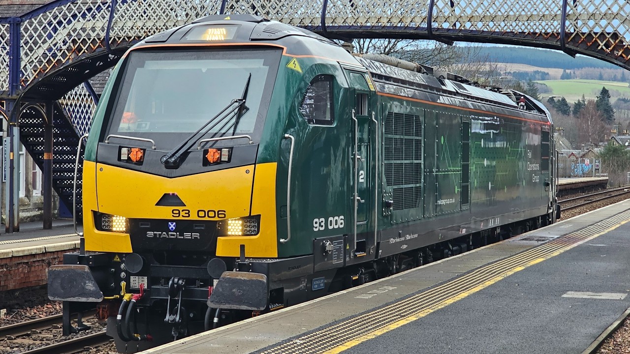 The first Class 93 on the Highland Line to Inverness - 93006 0Q94 09/03/2026