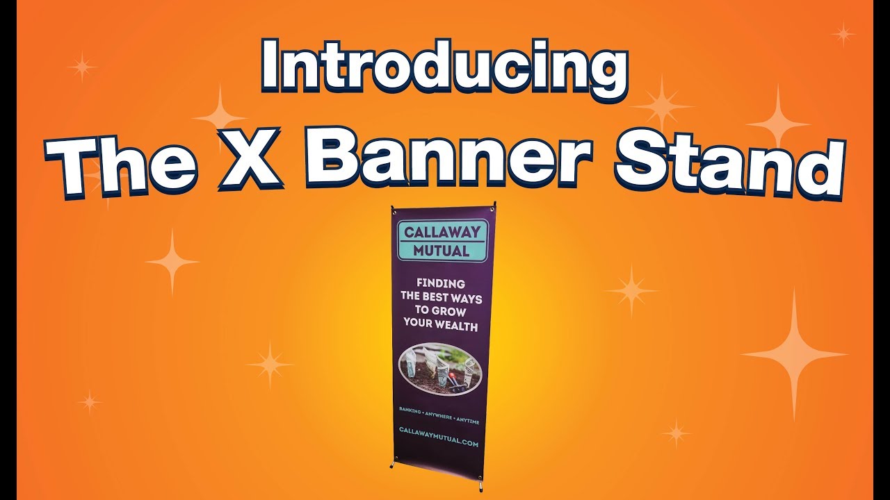 Introducing: The X Banner Stand