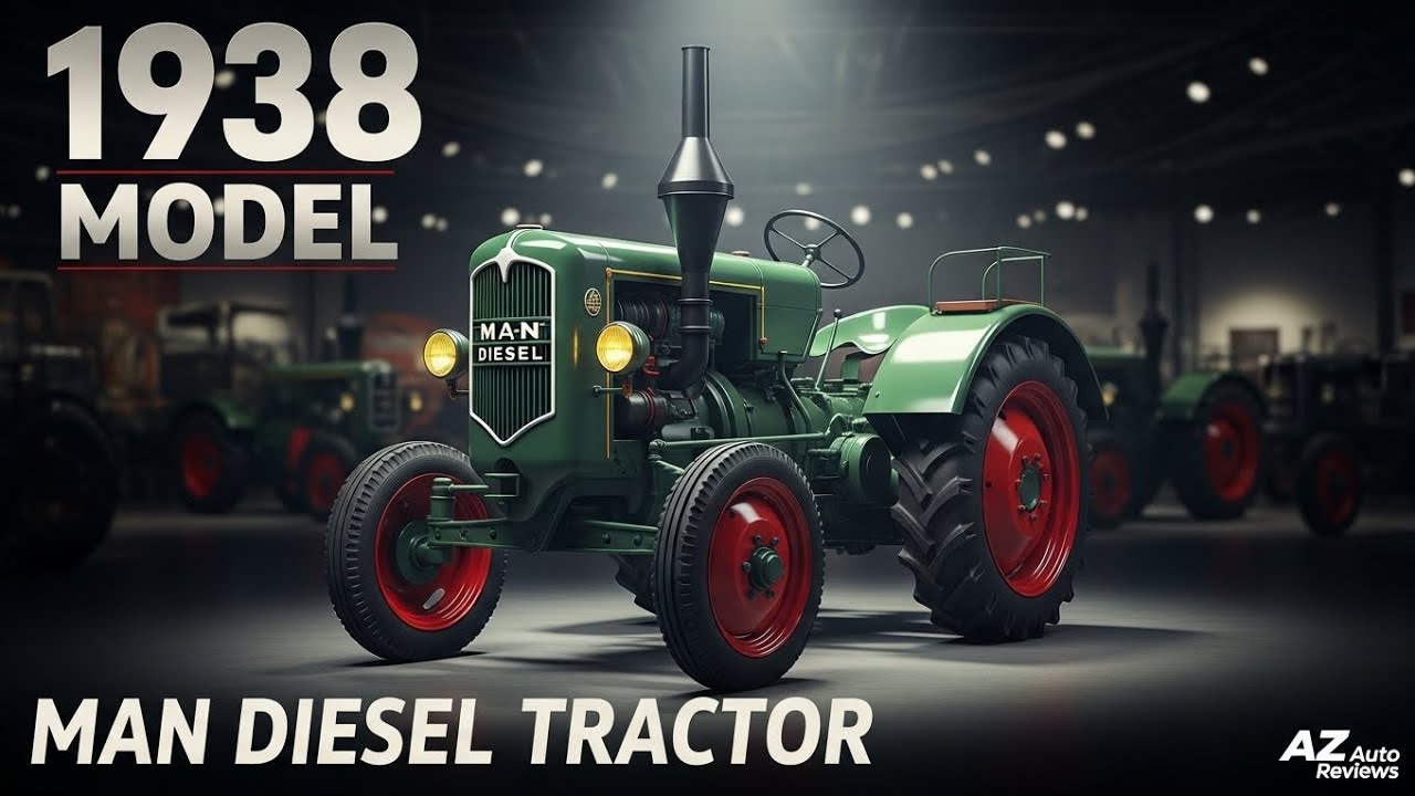 „1938 MAN Diesel Traktor – Die legendäre deutsche Maschine, die Geschichte schrieb!“