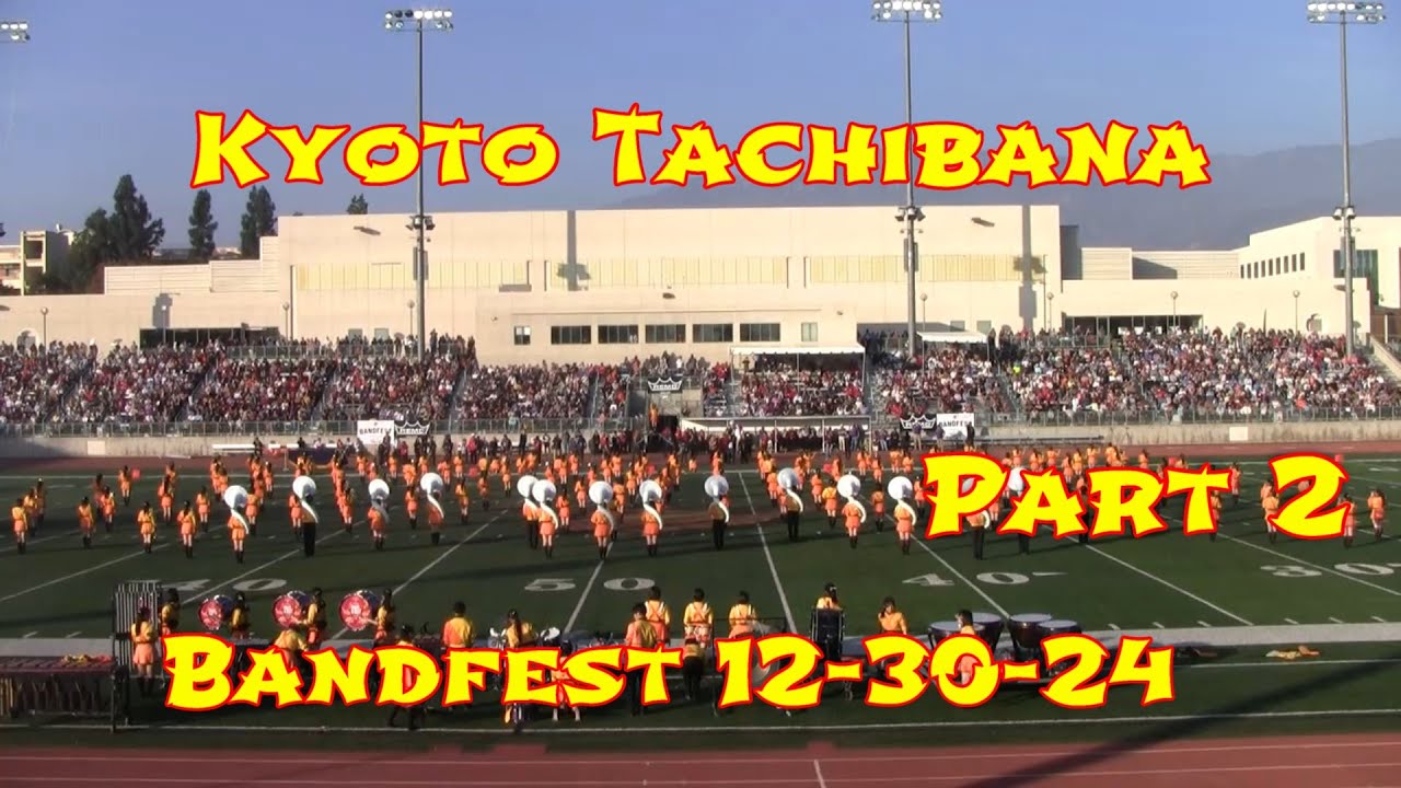 Kyoto Tachibana Marching Band at Bandfest Part 2