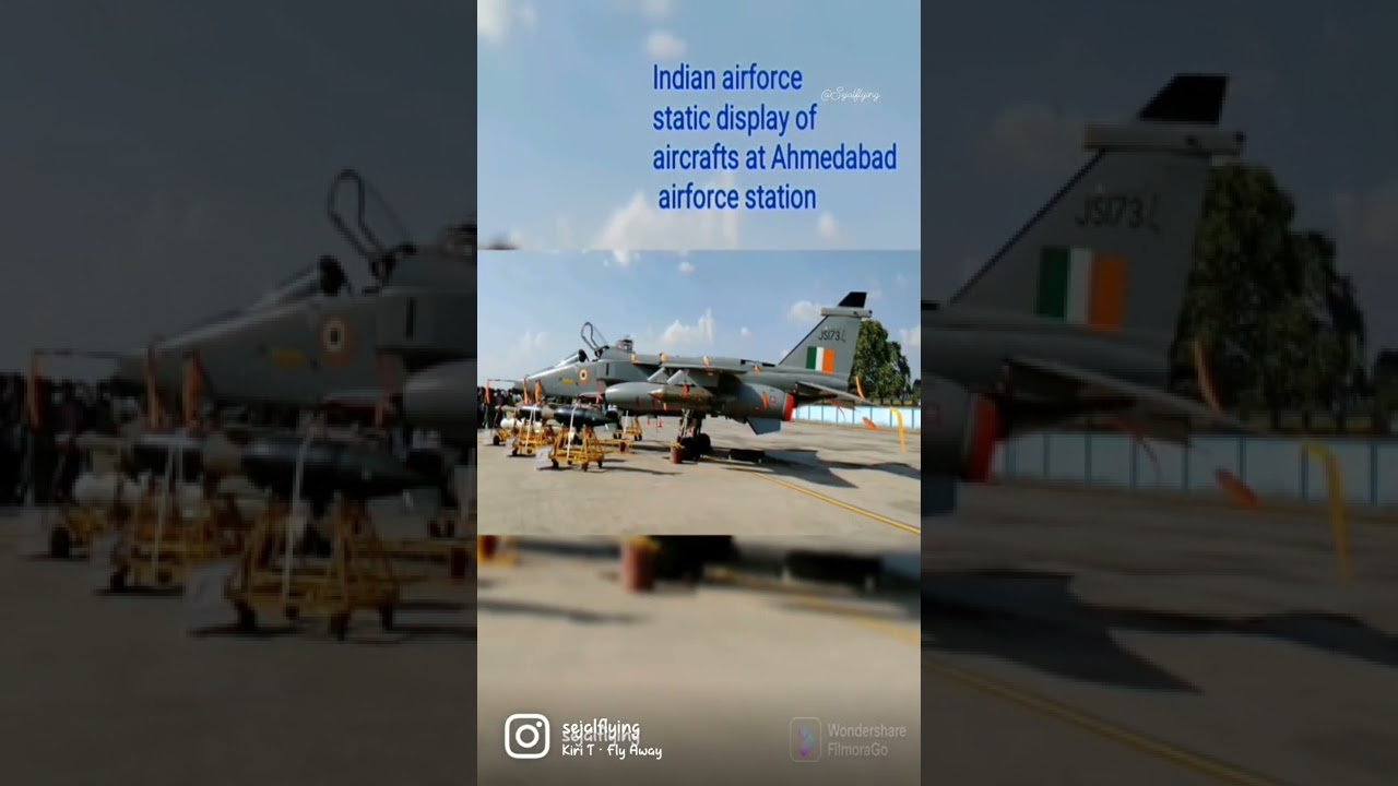 Indian airforce Static display of aircraft  . Ahmedabad