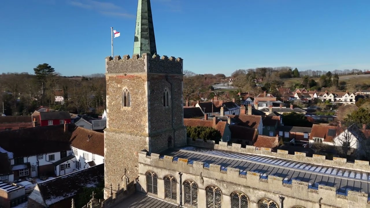 Nayland (Suffolk, England) in Snow 2026