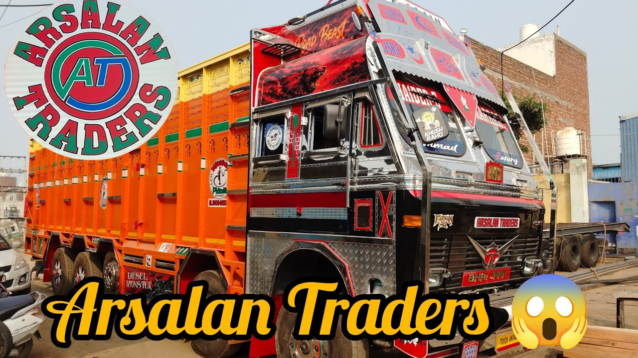 Arsalan Traders radium by PB23 FATEH GRAPHICS truck modification near Chawla chowk GT road Sirhind 