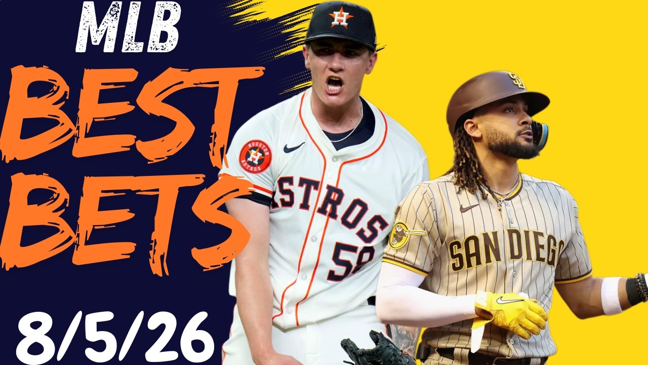 MLB BETS 8/5/26 Player Props,Parlays & Home Run Pick's