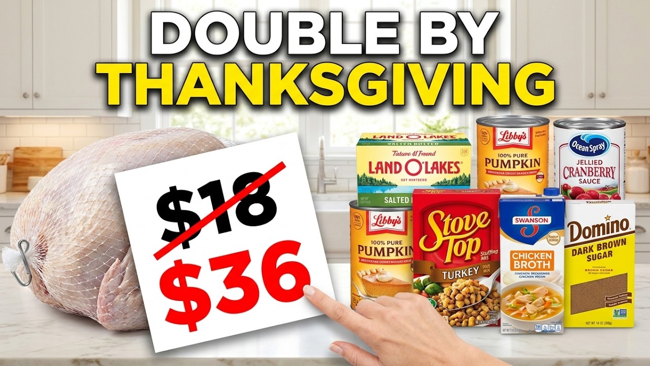 12 Groceries to Buy Before Thanksgiving (Prices Jump in November)