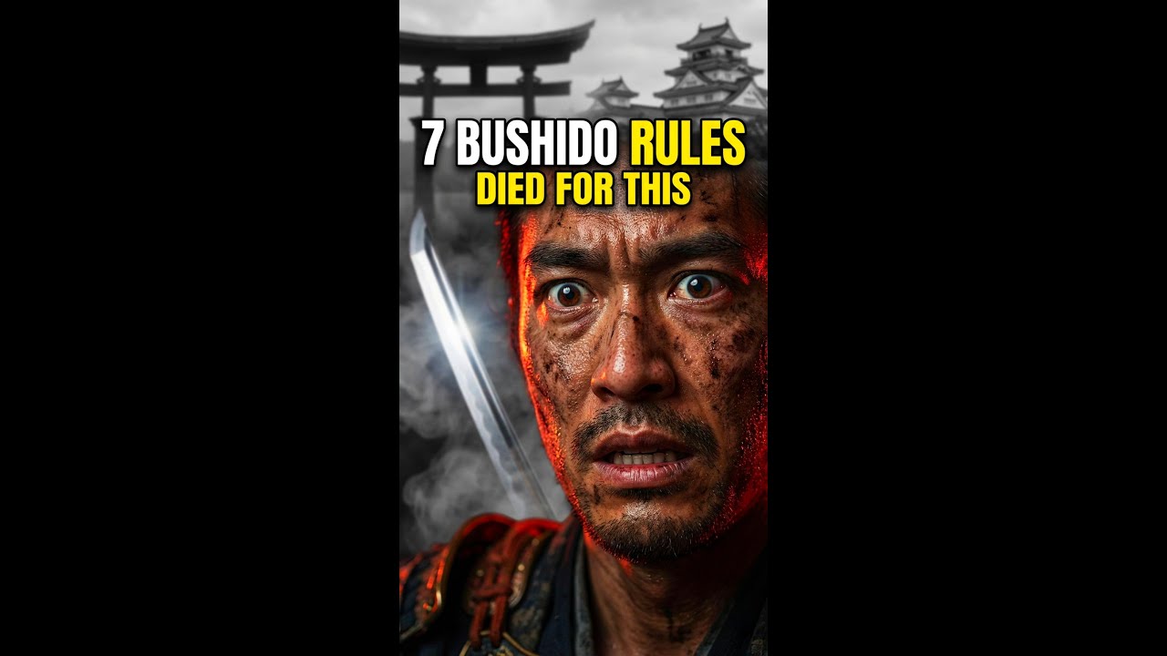 THE 7 BUSHIDO RULES SAMURAI DIED FOR #shorts