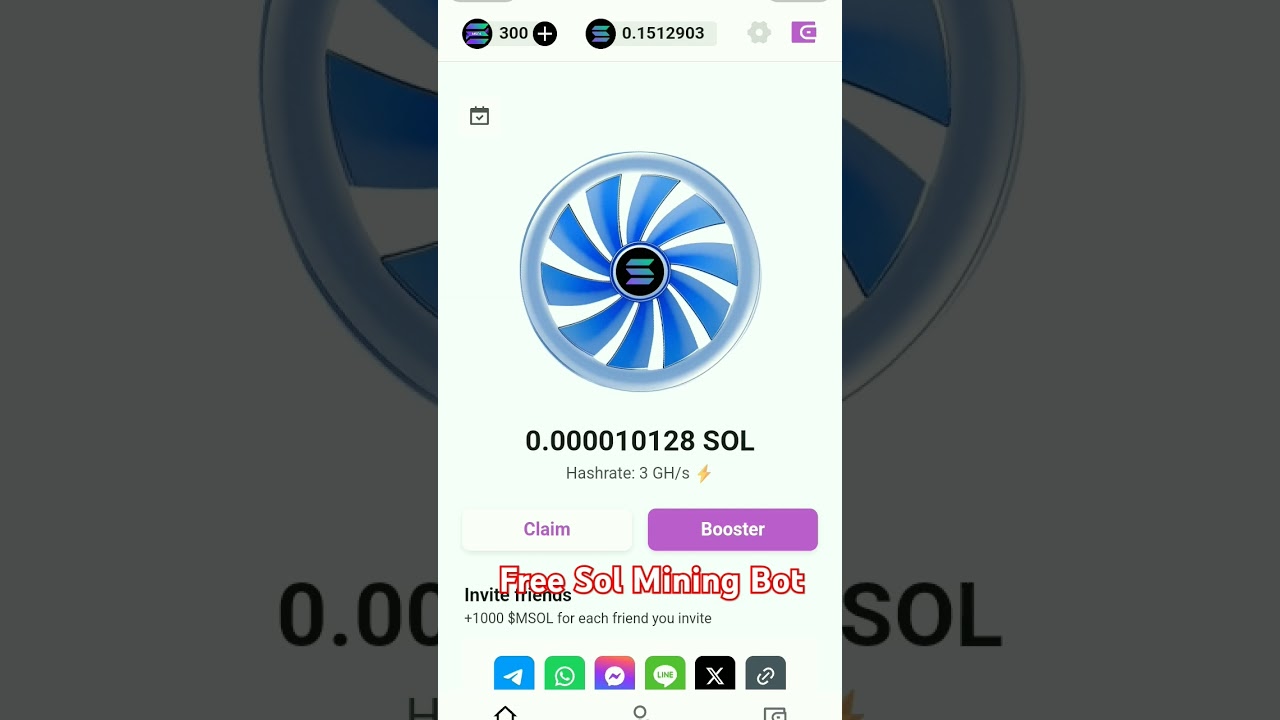 Sol Coin free Telegram Bot Mining  🤑 Join My Telegram In About section #shorts #shortvideo #telegram